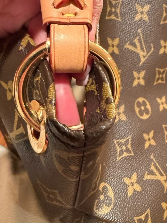 Louis Vuitton Monogram Canvas Hobo Bag - Brown - Picture 9 of 14